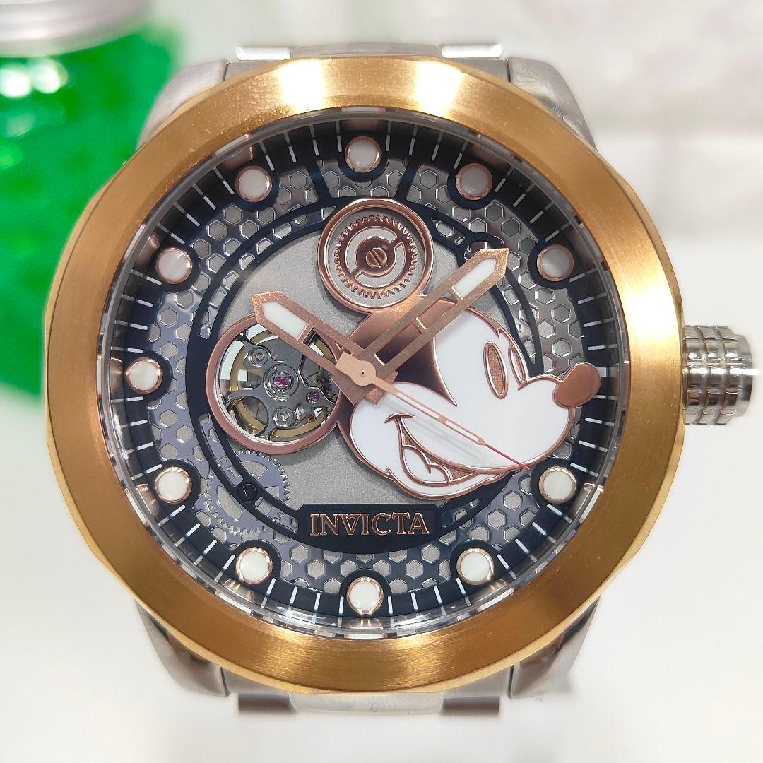 INVICTA ディズニー限定 ミッキーマウス 22744 自動巻 裏スケ 稼働