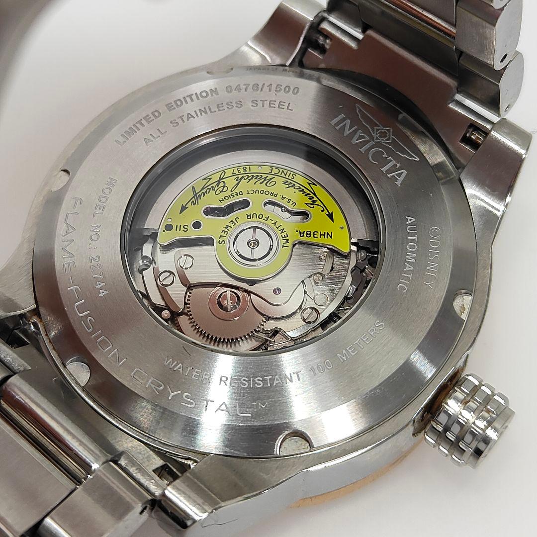 INVICTA ディズニー限定 ミッキーマウス 22744 自動巻 裏スケ 稼働