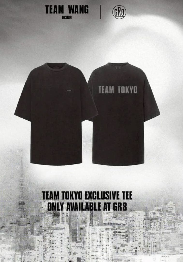 TEAM TOKYO EXCLUSIVE TEE TEAMWANG 日本限定版