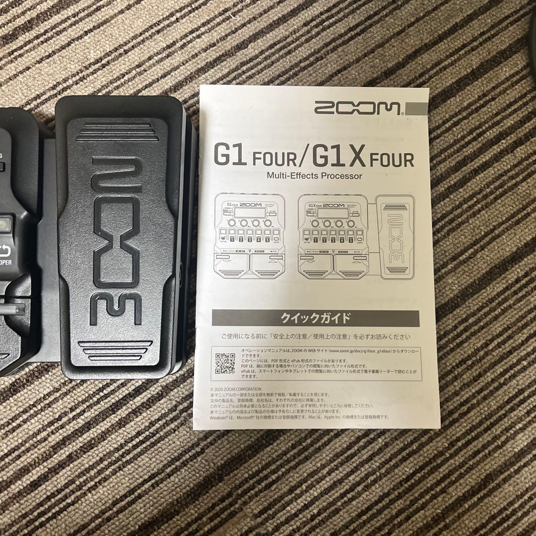 ZOOM G1 X FOUR ギター　エフェクター（別売AC アダプター　付き）