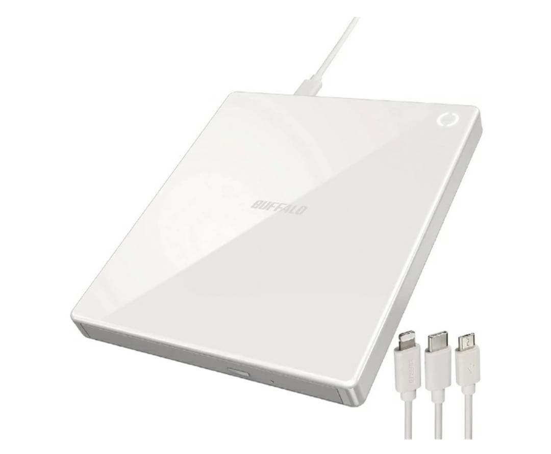 新品★BUFFALO スマートフォン用CDレコーダー　ラクレコ【RRC1WH】