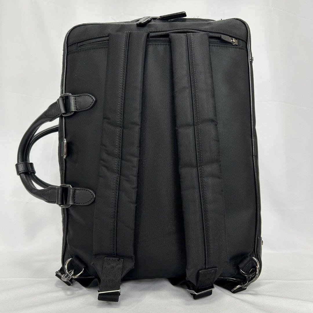 【訳あり美品】ブラックレーベル クレストブリッジ 3way ビジネスバッグ 黒