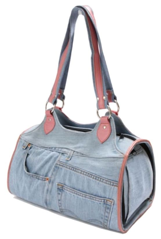 【DOGGY DOLLY】 ✦カワイイ♥ピンクデニムキャリーBAG♡オマケ付き♪