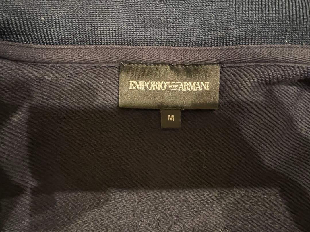 EMPORIO ARMANI ネイビー スウェットジャケット M
