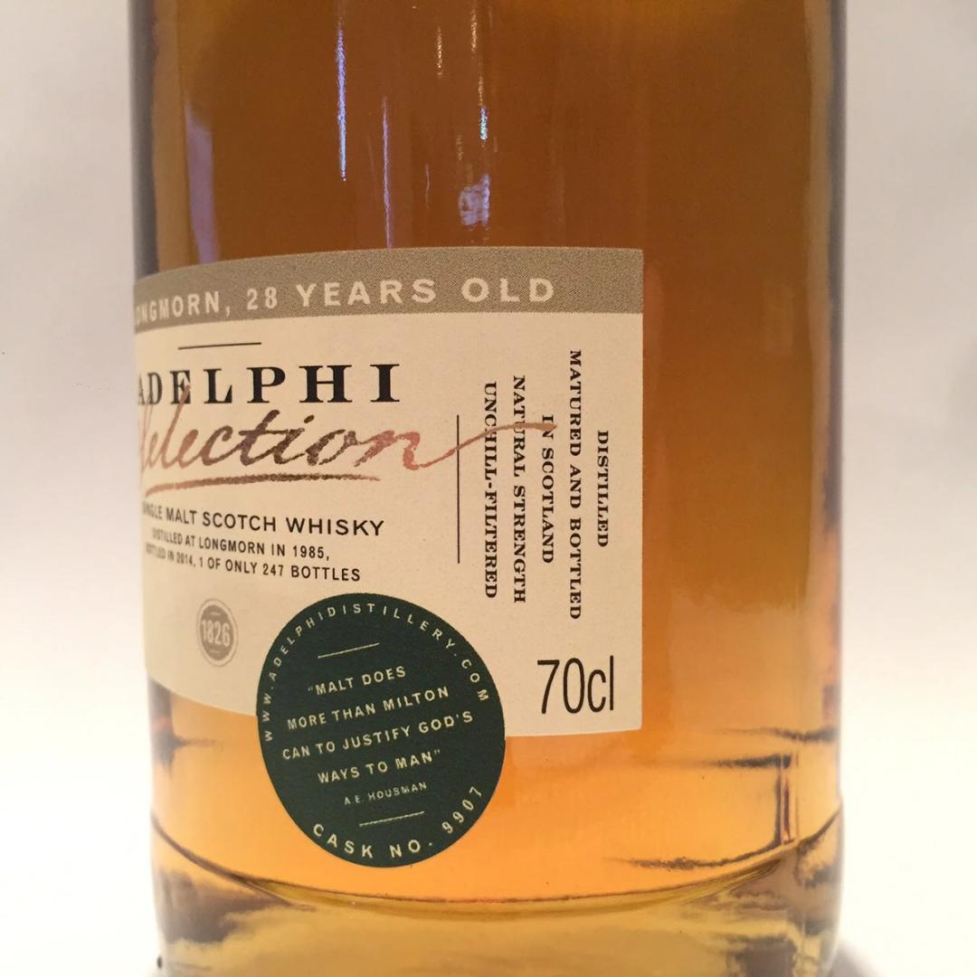 オールドボトル ロングモーン 28年 1985-2014 アデルフィ DE