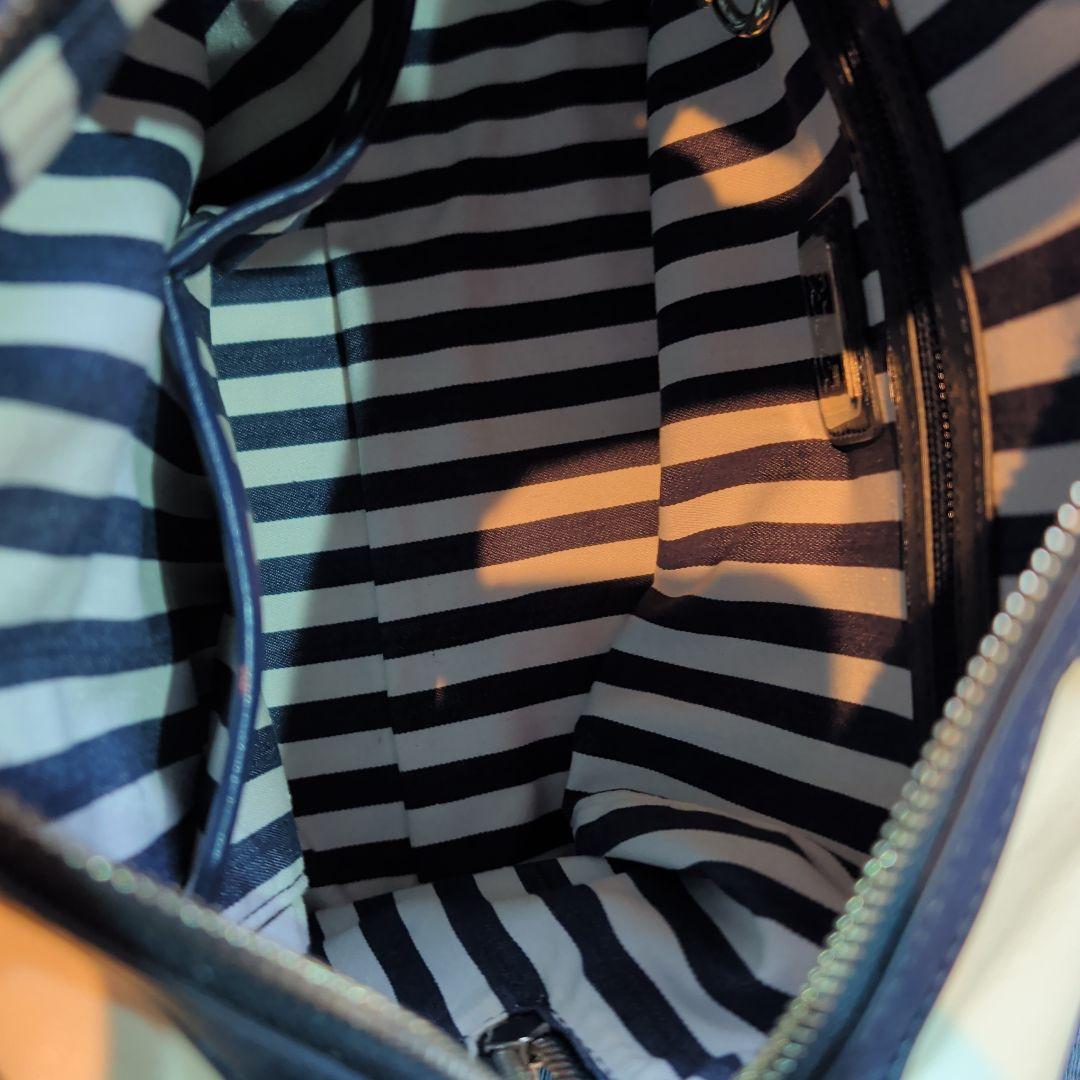 muta MARINE ホワイト&ネイビー バッグ