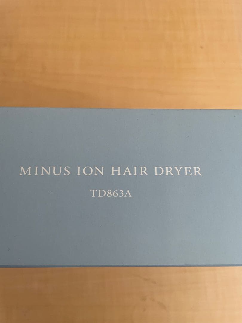 【未使用品】TESCOM マイナスイオンヘアドライヤー TD863A