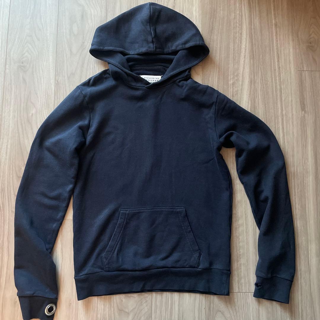 メゾンマルジェラ　ネイビー　パーカー　Maison Margiela