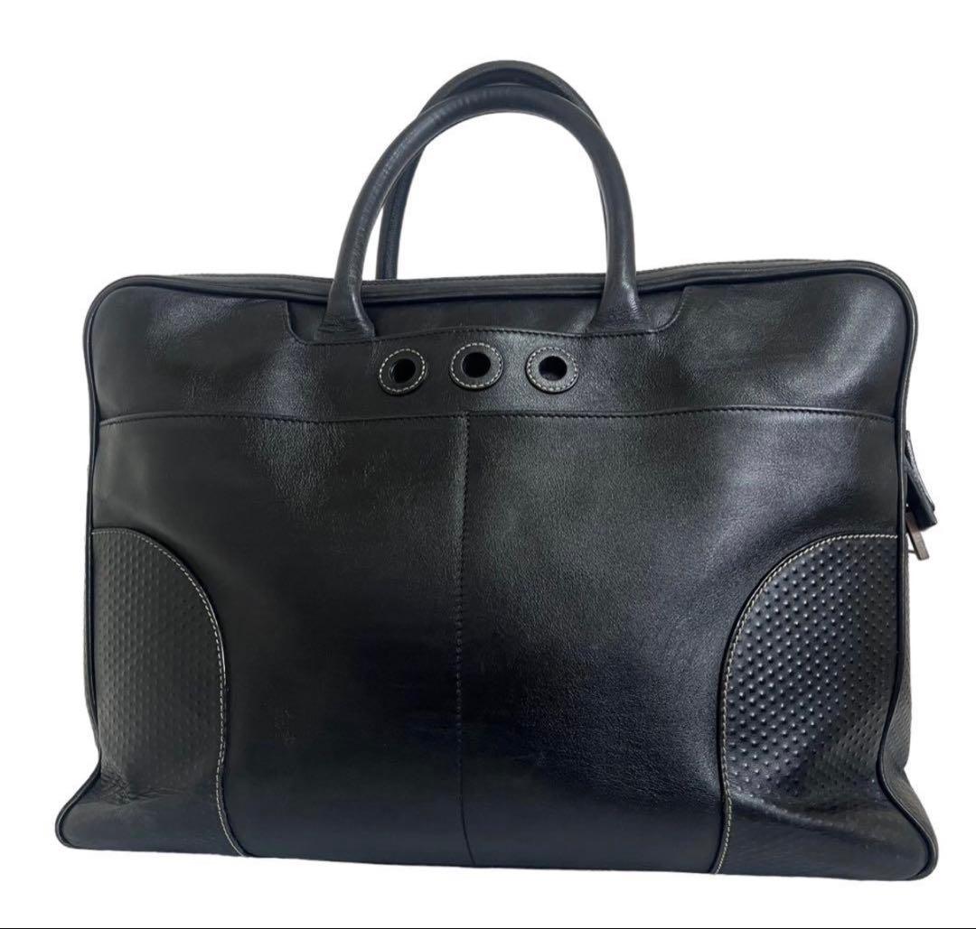 dunhill ビジネスバッグ 黒 レザー