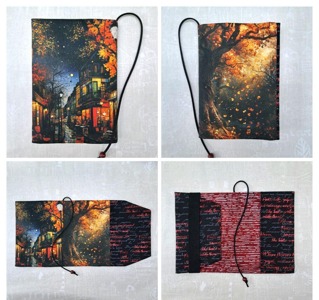 ねこのこ⑥ブックカバー、ポーチ