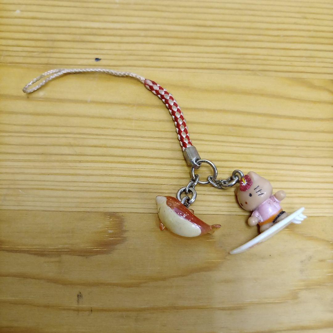 ハローキティ 根付 ストラップ 2003年製　日焼けキティ