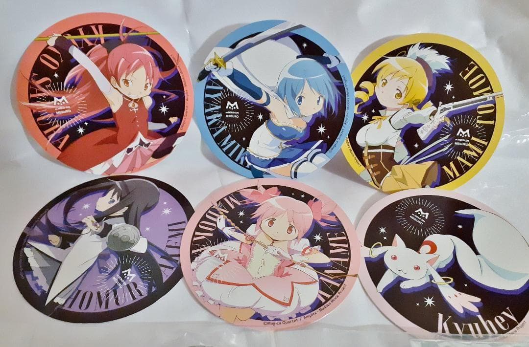 エムホールデムコラボ　まどかマギカ 全6種 ランダムコースターセット　まどマギ