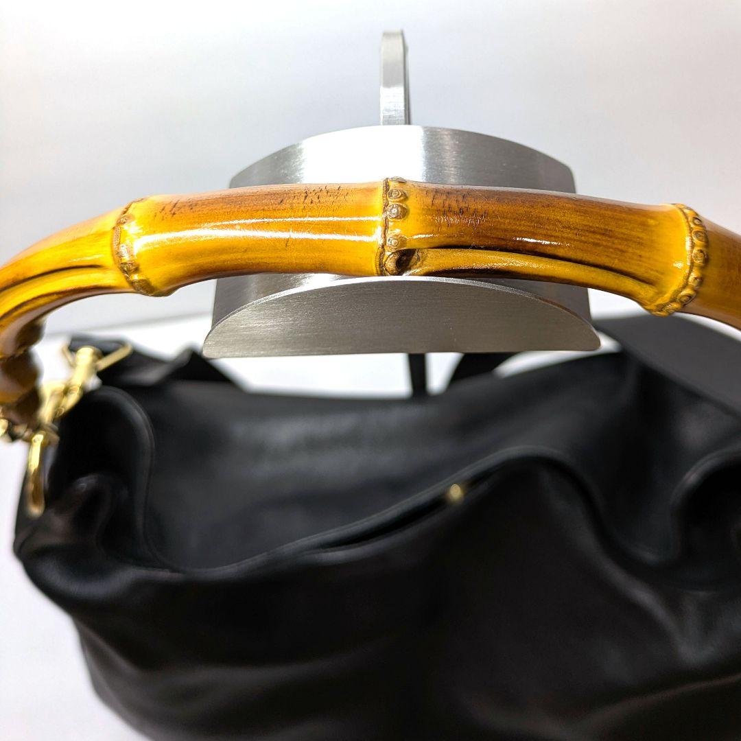 GUCCI　バンブー　クラシック　ハンドバッグ　ショルダー　レザー　大幅値下げ