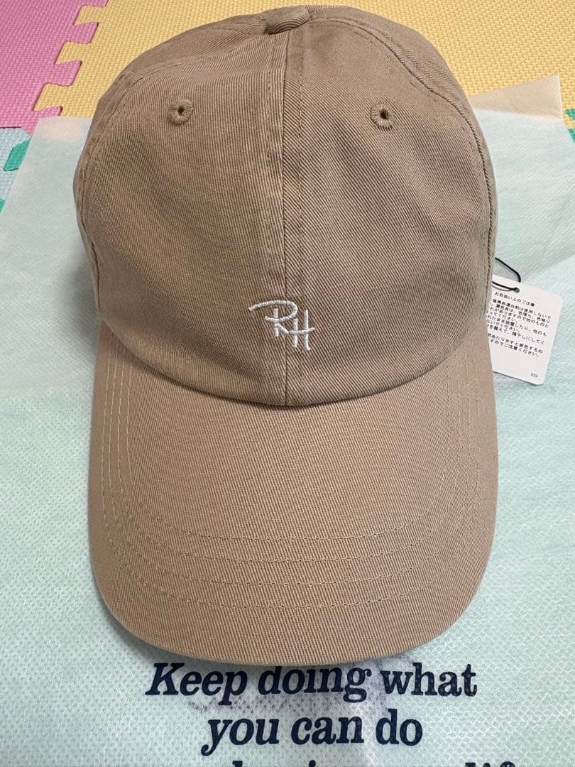 帽子のみ発送　正規品 ロンハーマン ロゴキャップ ベージュ