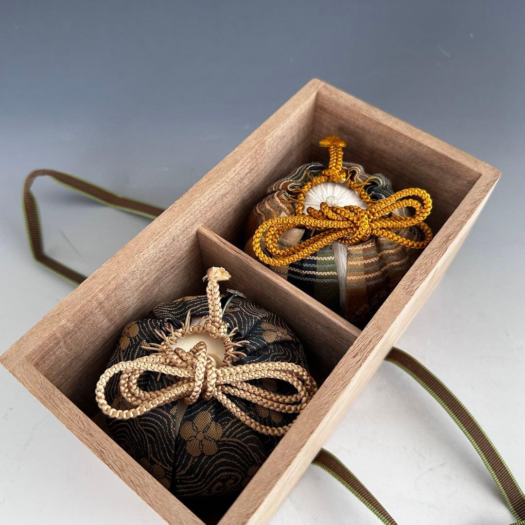 茶道具　丹波　大海　茶入　石田陶春　共箱　仕服二個入り　茶会　濃茶