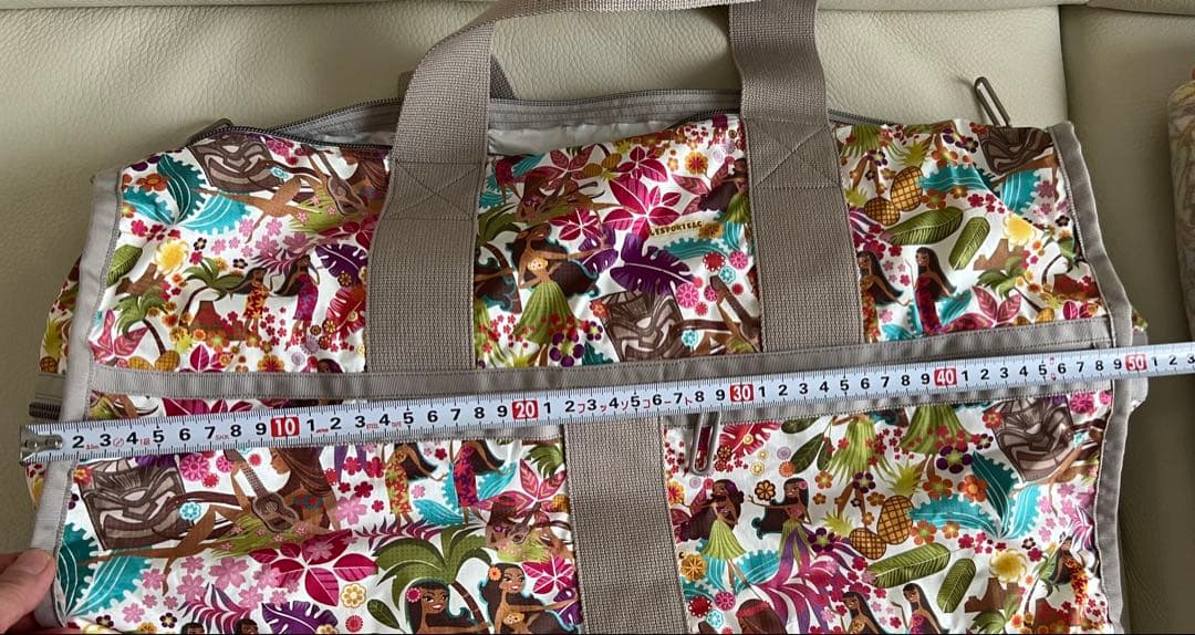 【新品未使用】レスポ　ハワイ限定フラガール　ラージウィークエンダー　ポーチ付き❣️