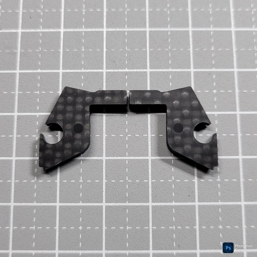 【CNC立体加工】 MEシャーシ フロント補強 カーボンパーツ ME-Fix4