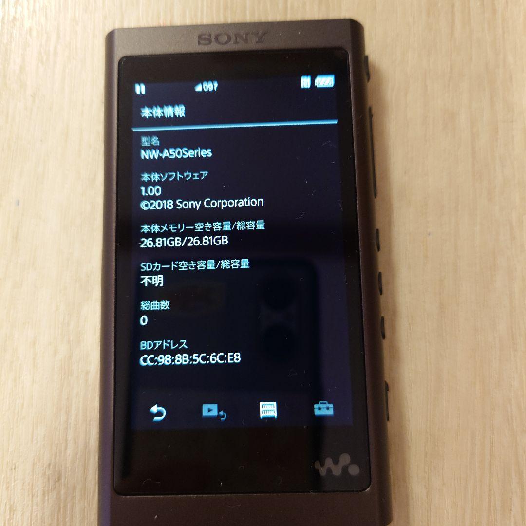 SONY NW-A56HN デジタルミュージックプレーヤー
