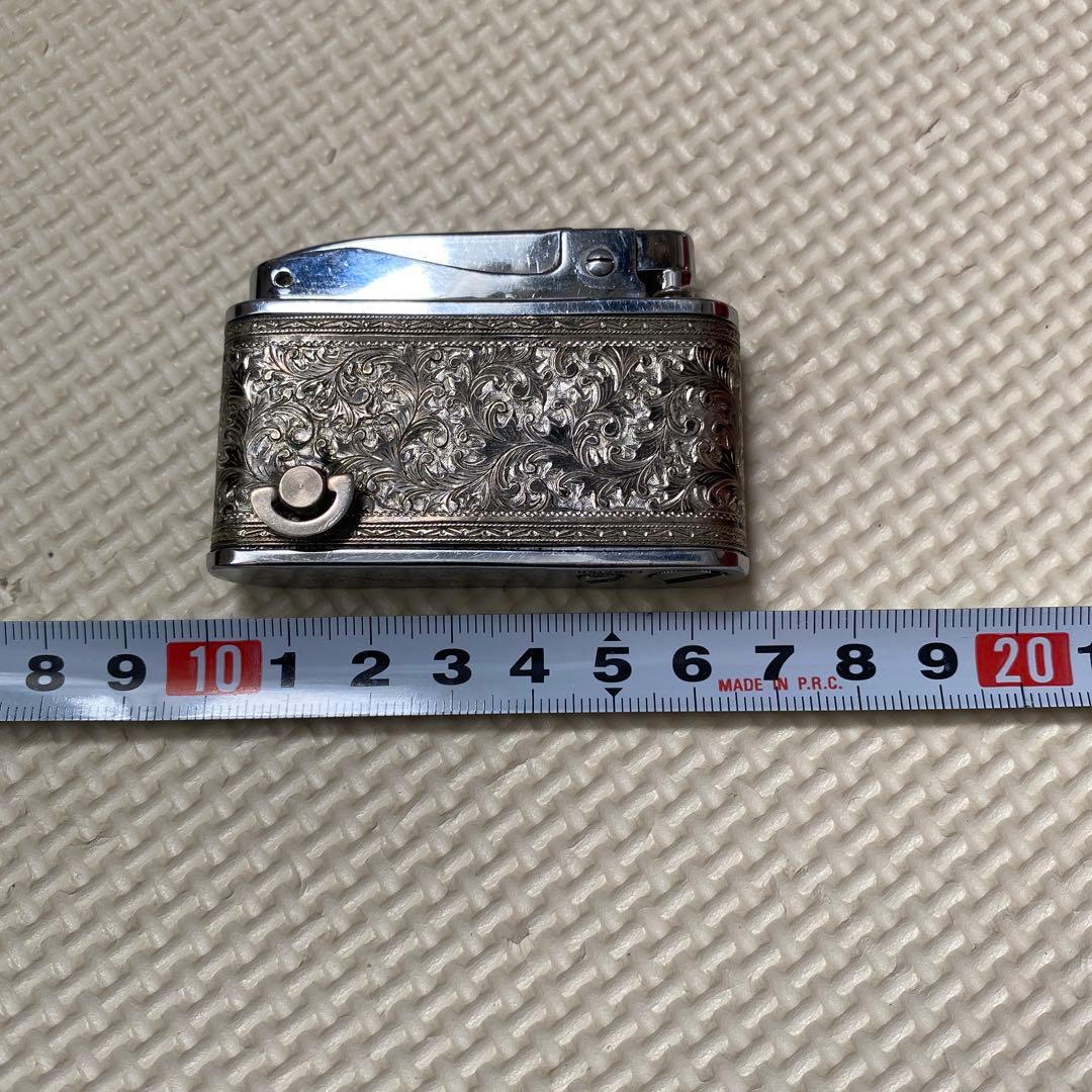 PRINCE 彫刻模様 メタルライター　オルゴール付き