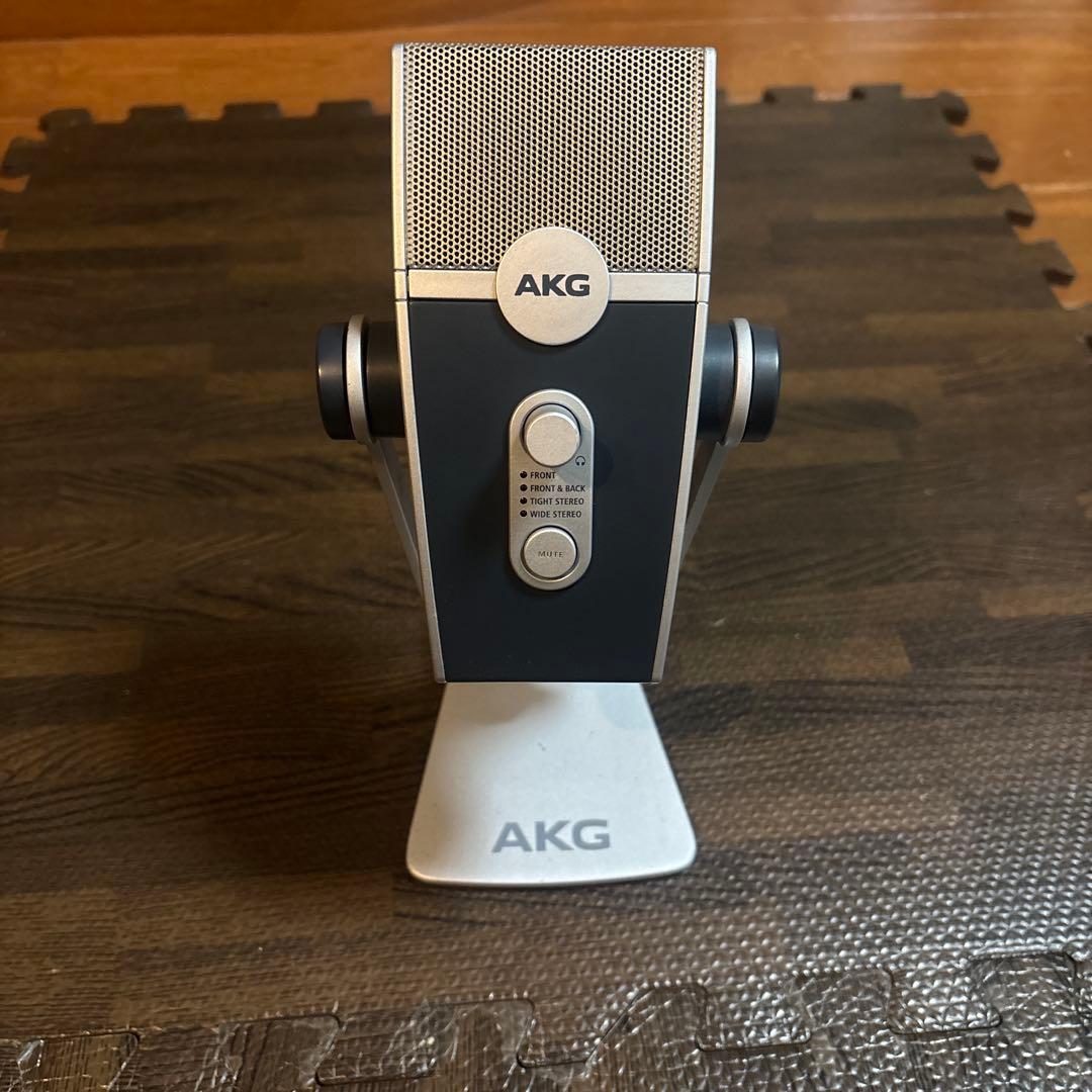 AKG LYRA USB コンデンサーマイク　スタンド　ヘッドフォンセット