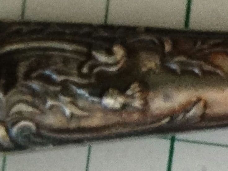 変更、今だけ、フランス製、アザミ、純正アールヌーボウ、950シルバー、精巧な彫刻