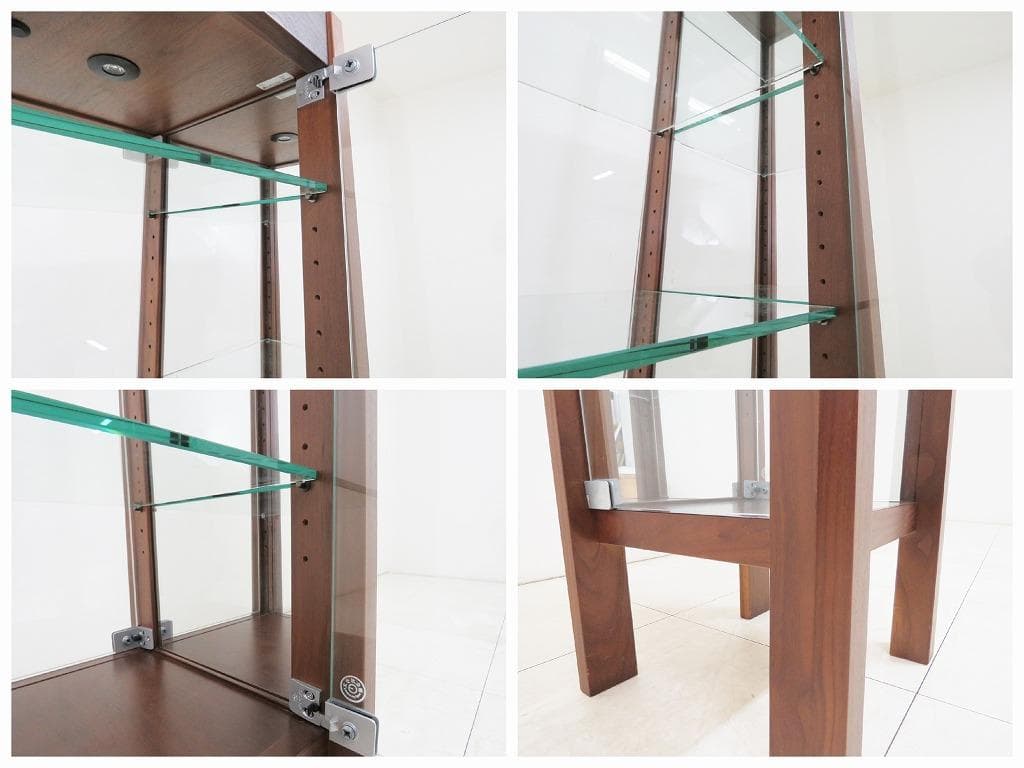 スズラン様 カンディハウス■ツイスト ミニキュリオ■ウォールナット無垢材■33万