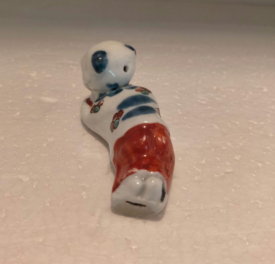 江戸時代　柿右衛門　唐子形笛　江戸時代中期の型1個、後期型1個　伊万里焼　有田焼