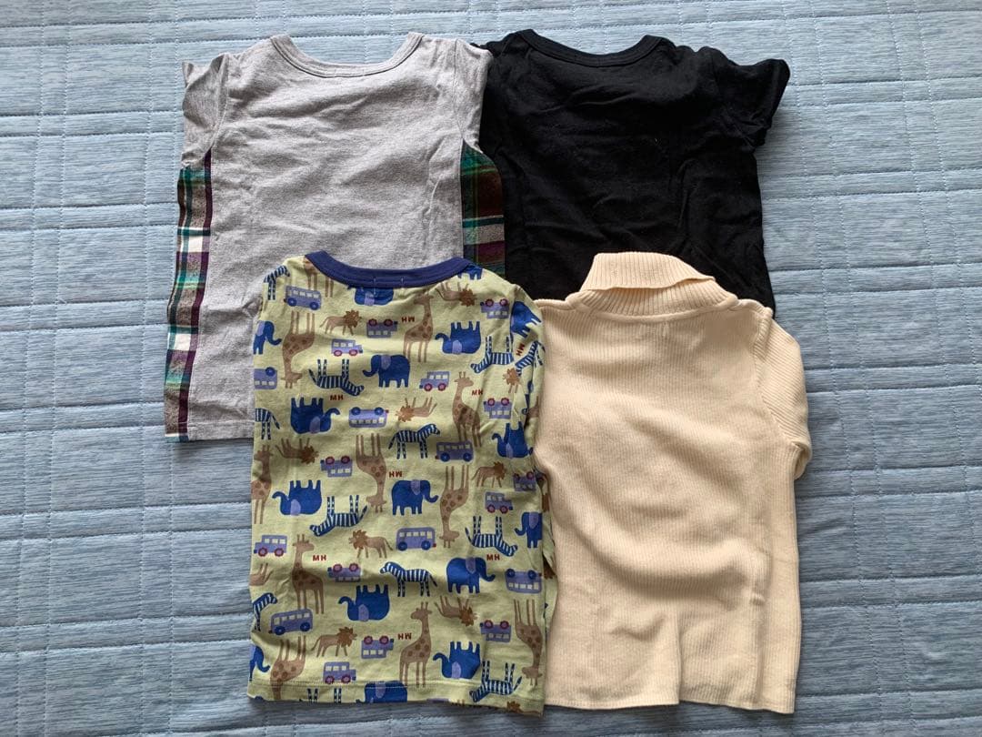 【naaana】　ミキハウス／ダブルビー　トレーナー &ロンTセット