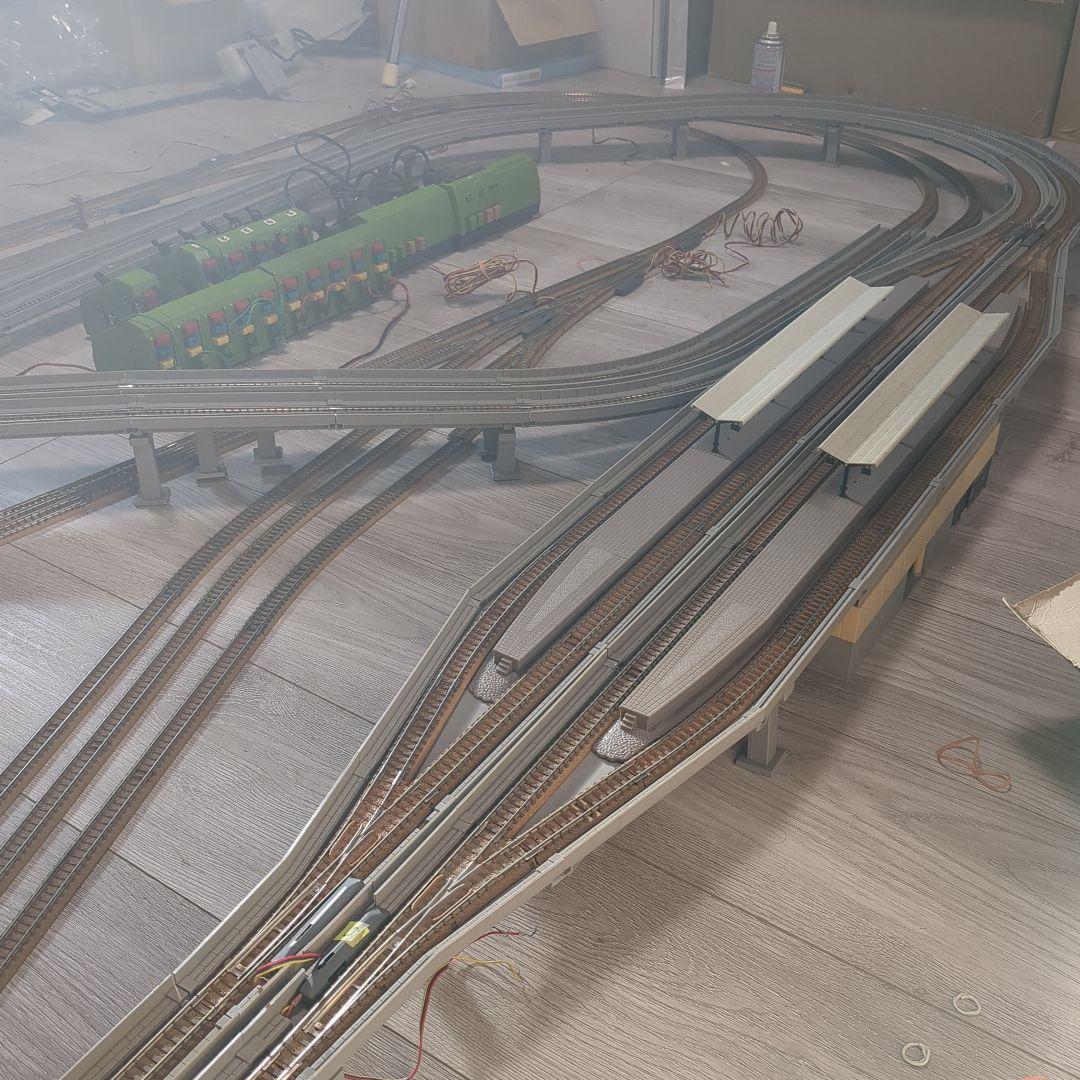 TOMIX　複線高架駅　立体交差　引込線込みレールセット