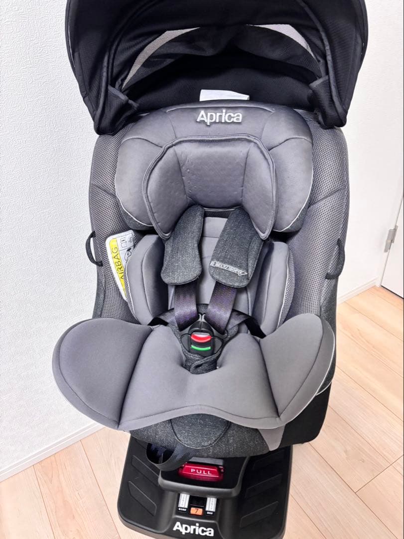 美品　アップリカ　チャイルドシート　クルリラプレミアムAB 回転式　ISOFIX
