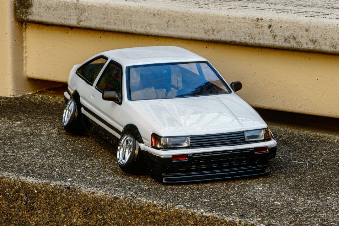 パンドラRC AE86 カローラレビン 3Dr 塗装済