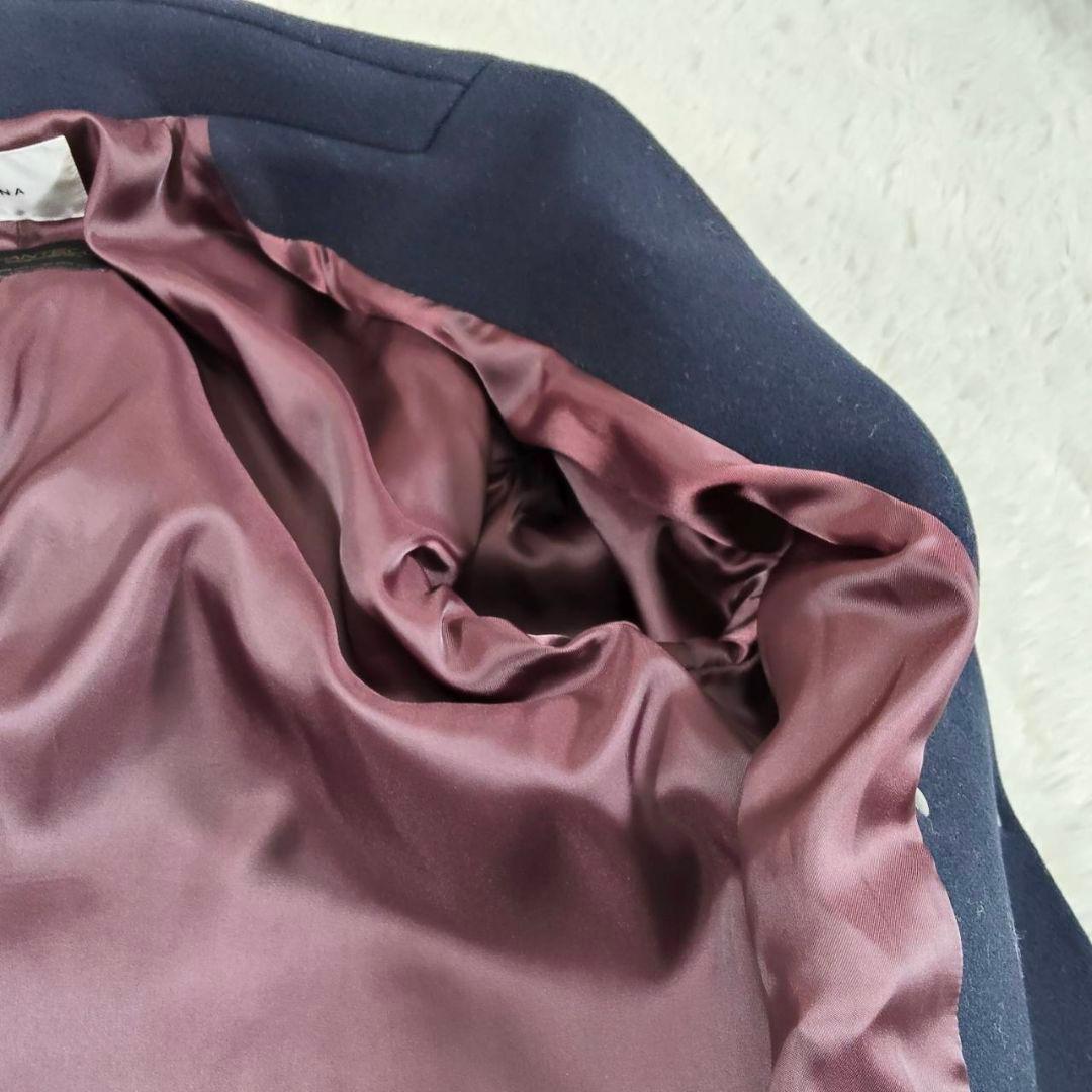 イエナ マンテコ オーバーサイズ チェスターコート ネイビー 極美品