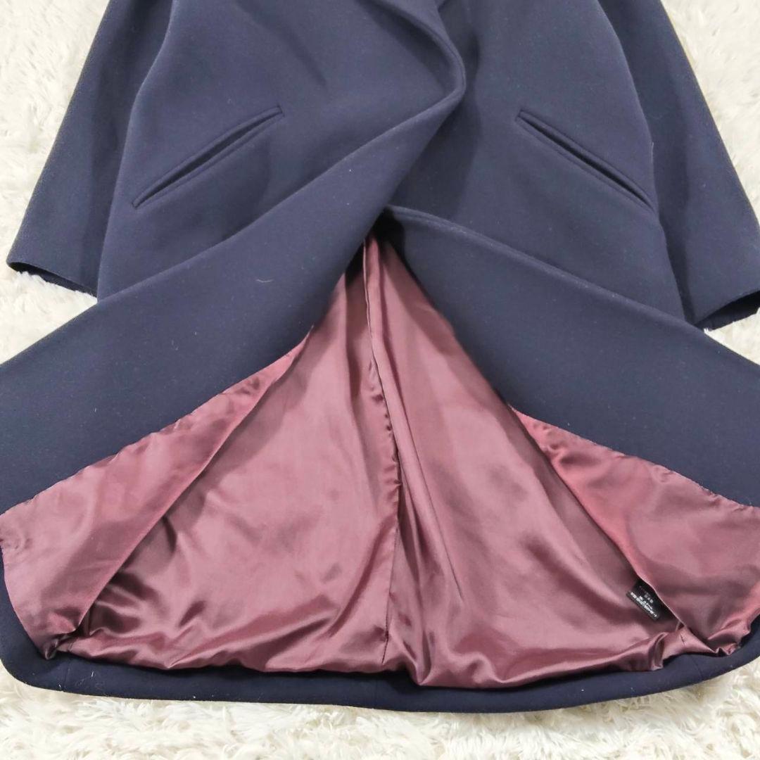 イエナ マンテコ オーバーサイズ チェスターコート ネイビー 極美品