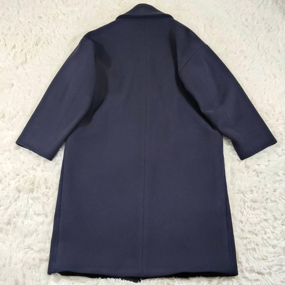 イエナ マンテコ オーバーサイズ チェスターコート ネイビー 極美品