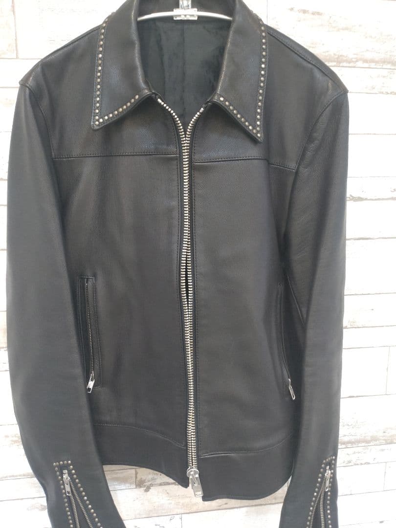Y*I様 定価20万円ラグスマックレガー　スタッズシングルライダースminede