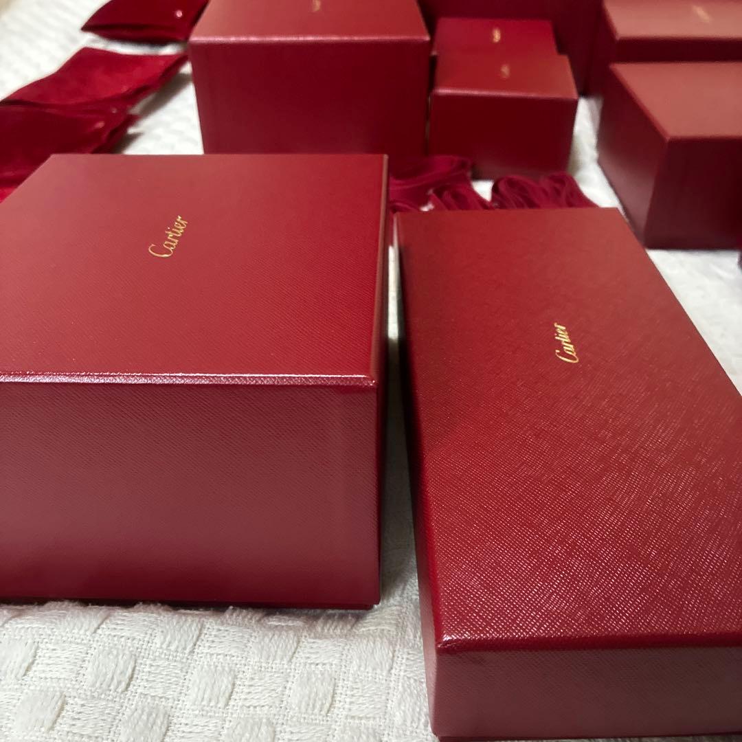 Cartier 赤 ギフトボックス 複数セット
