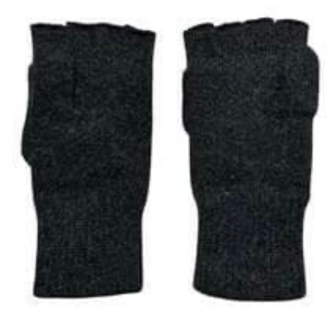 ナンバーナイン 06AW ニットグローブ チャコール