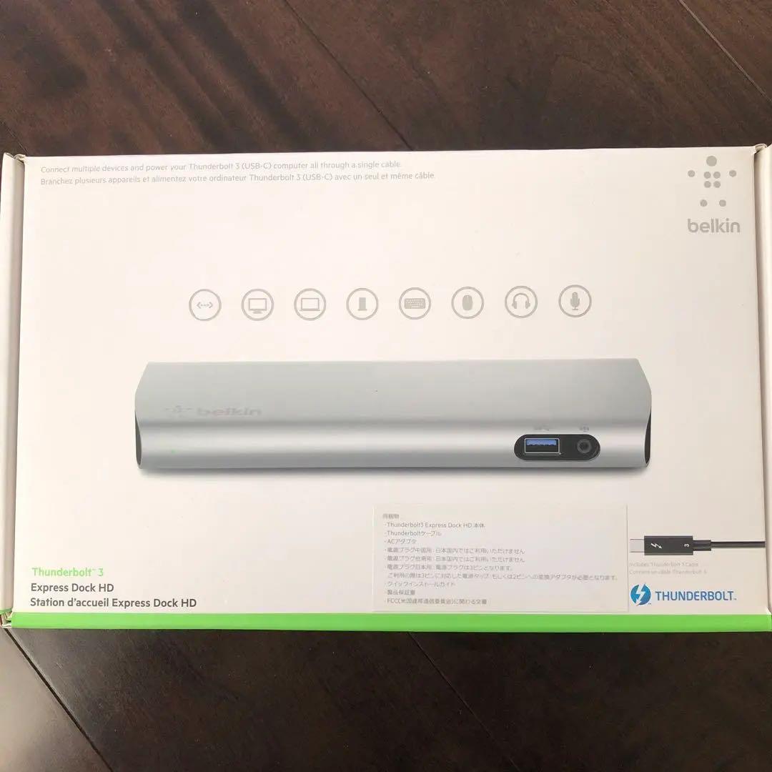 分配器・切替器 belkin Thunderbolt 3 Express Dock HD