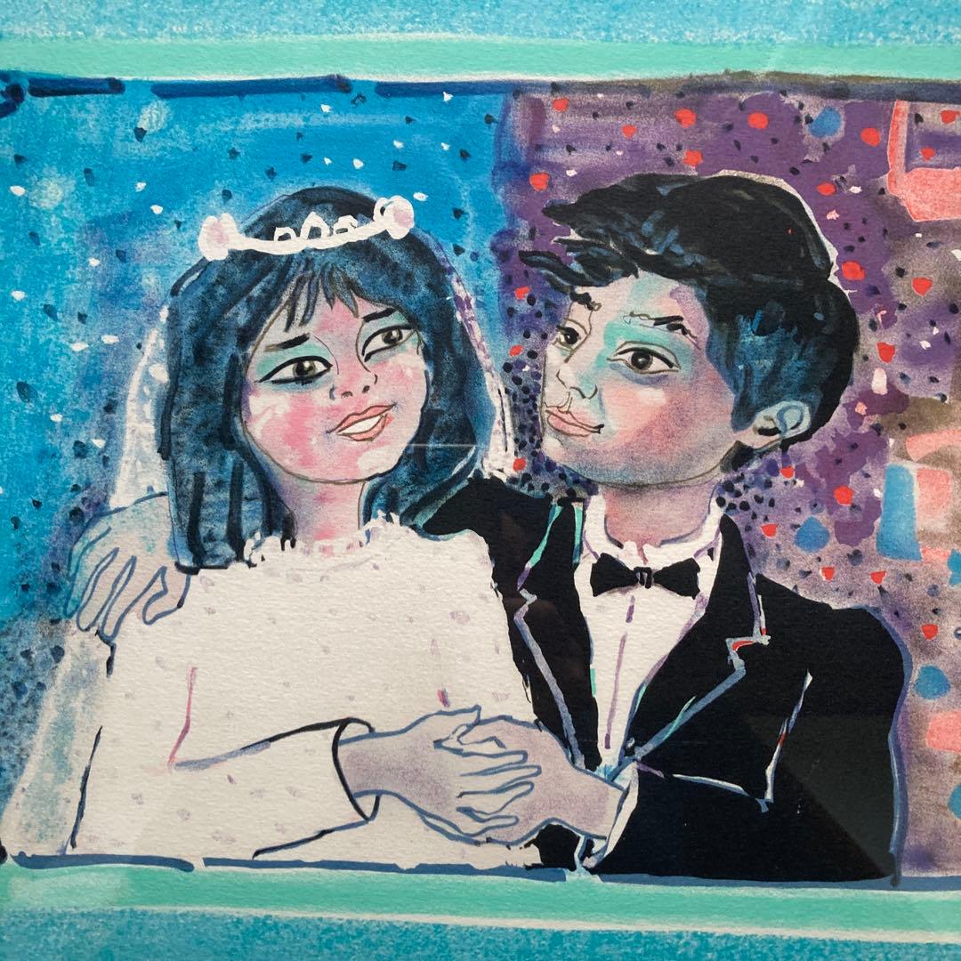 ポールアイズピリ リトグラフ ￼116/1000 郷ひろみ結婚式の引き出物