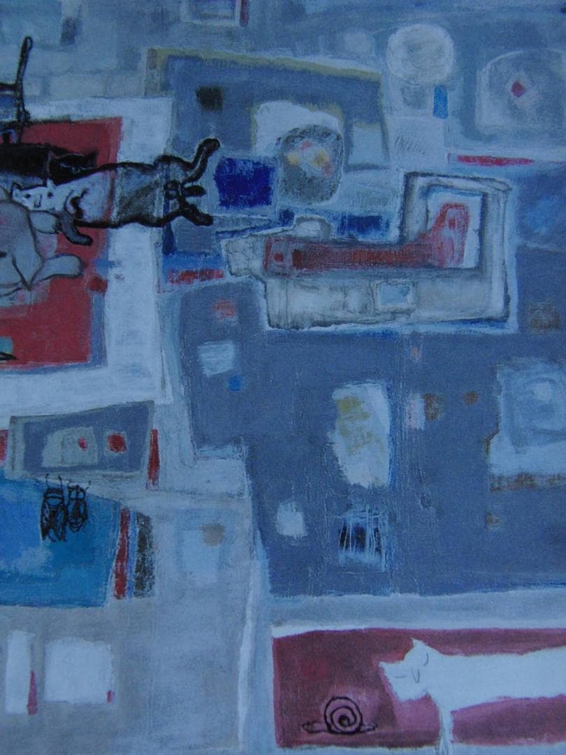 加藤聖扈、【天国に遊ぶダク（愛犬）とアチャコとオチャピイ（愛猫）】