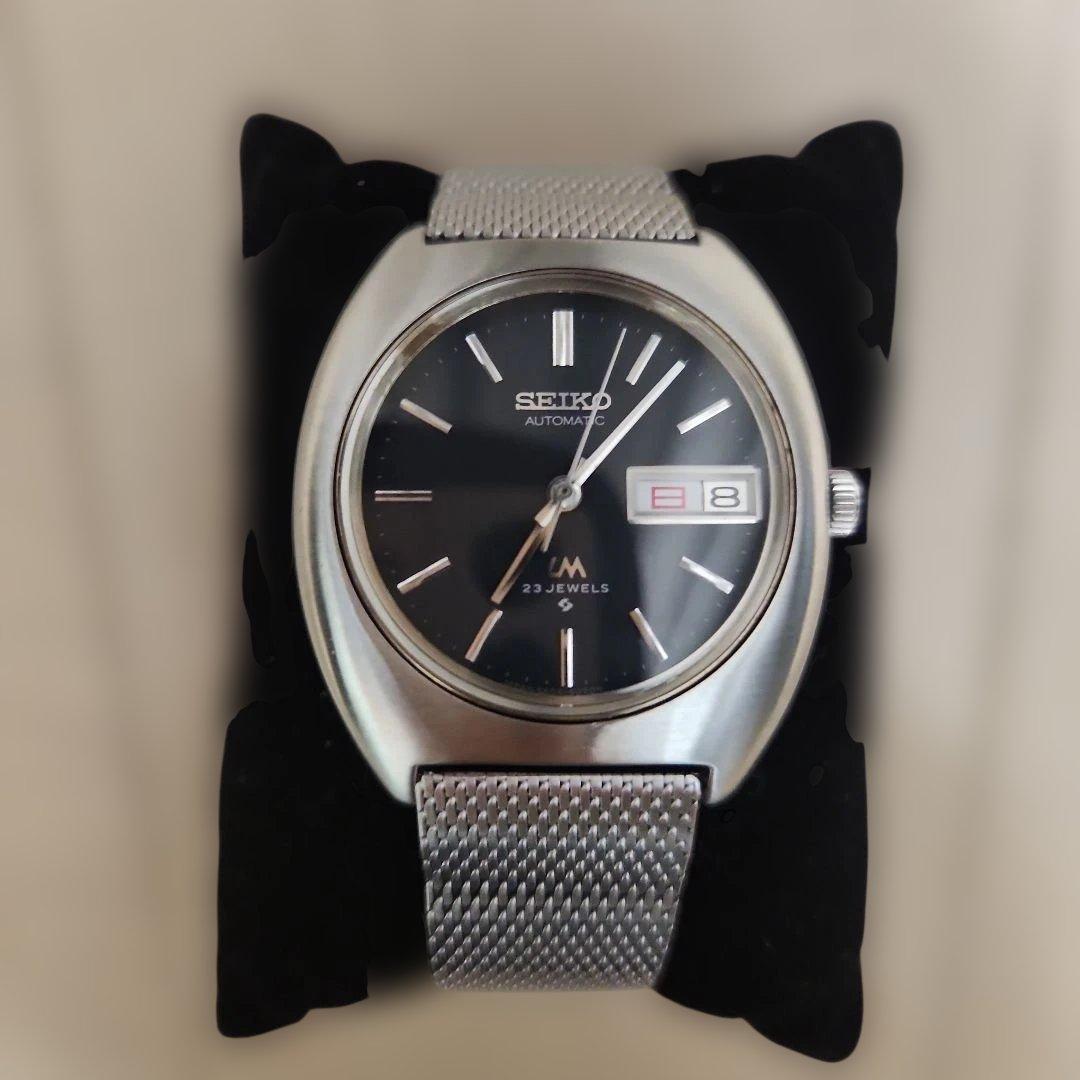 セイコー　ロードマチック ブラック　自動巻　　5606-6000