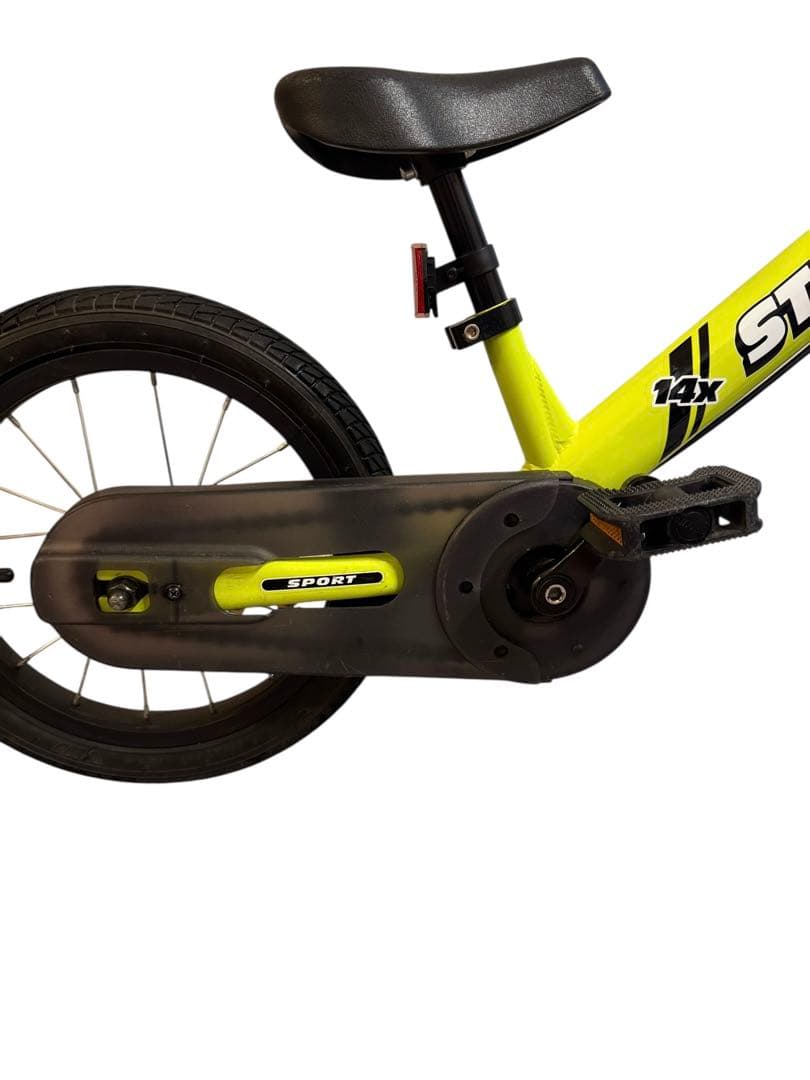 【美品】STRIDER ストライダー 14X ライムイエロー限定色 自転車