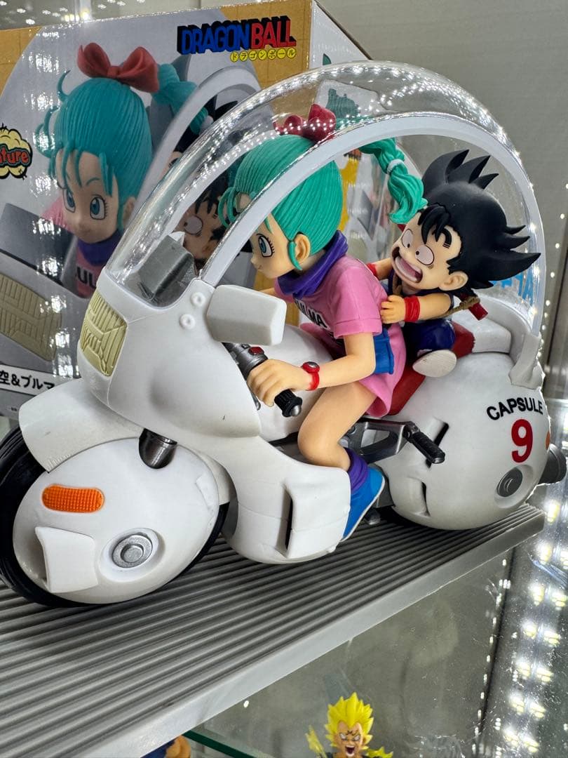 ドラゴンボール ファンタスティックアドベンチャー　A賞 孫悟空＆ブルマ バイク