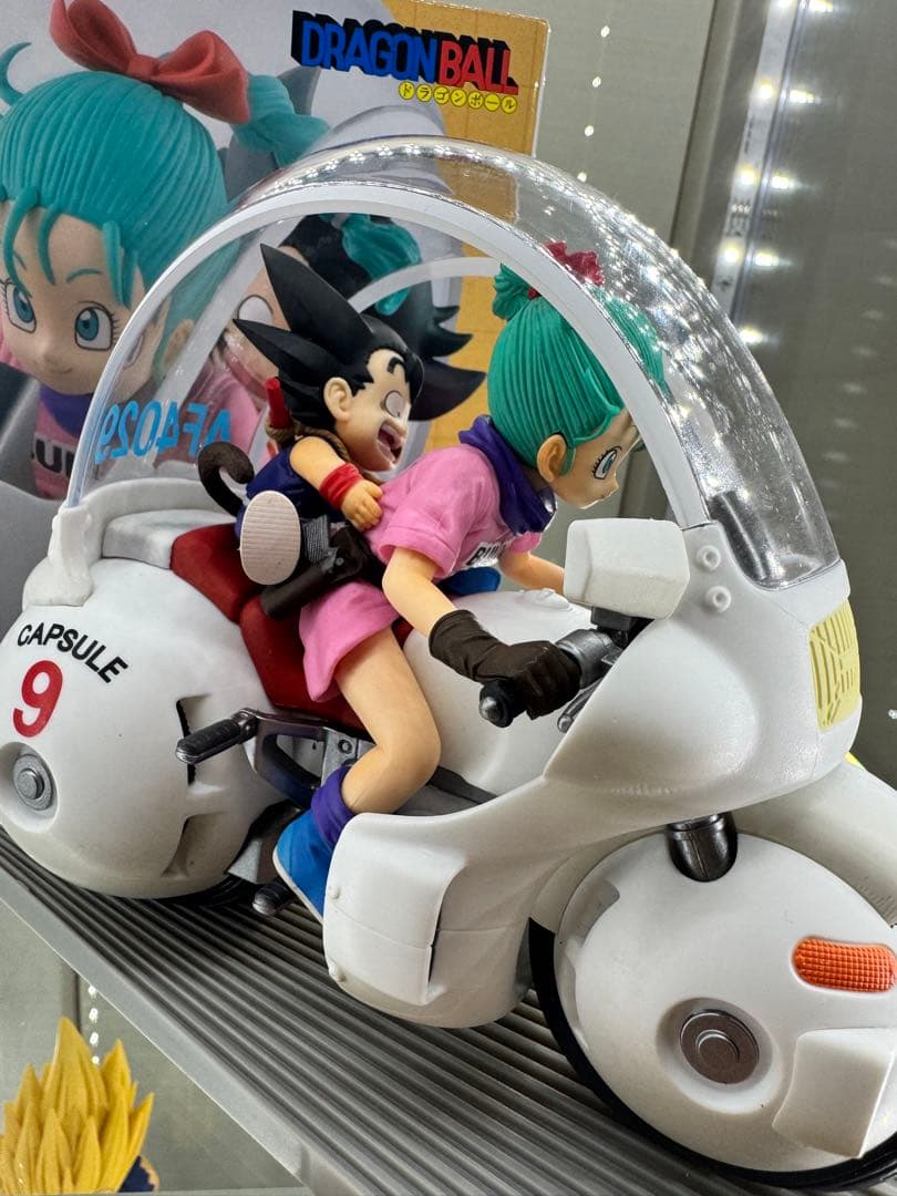ドラゴンボール ファンタスティックアドベンチャー　A賞 孫悟空＆ブルマ バイク