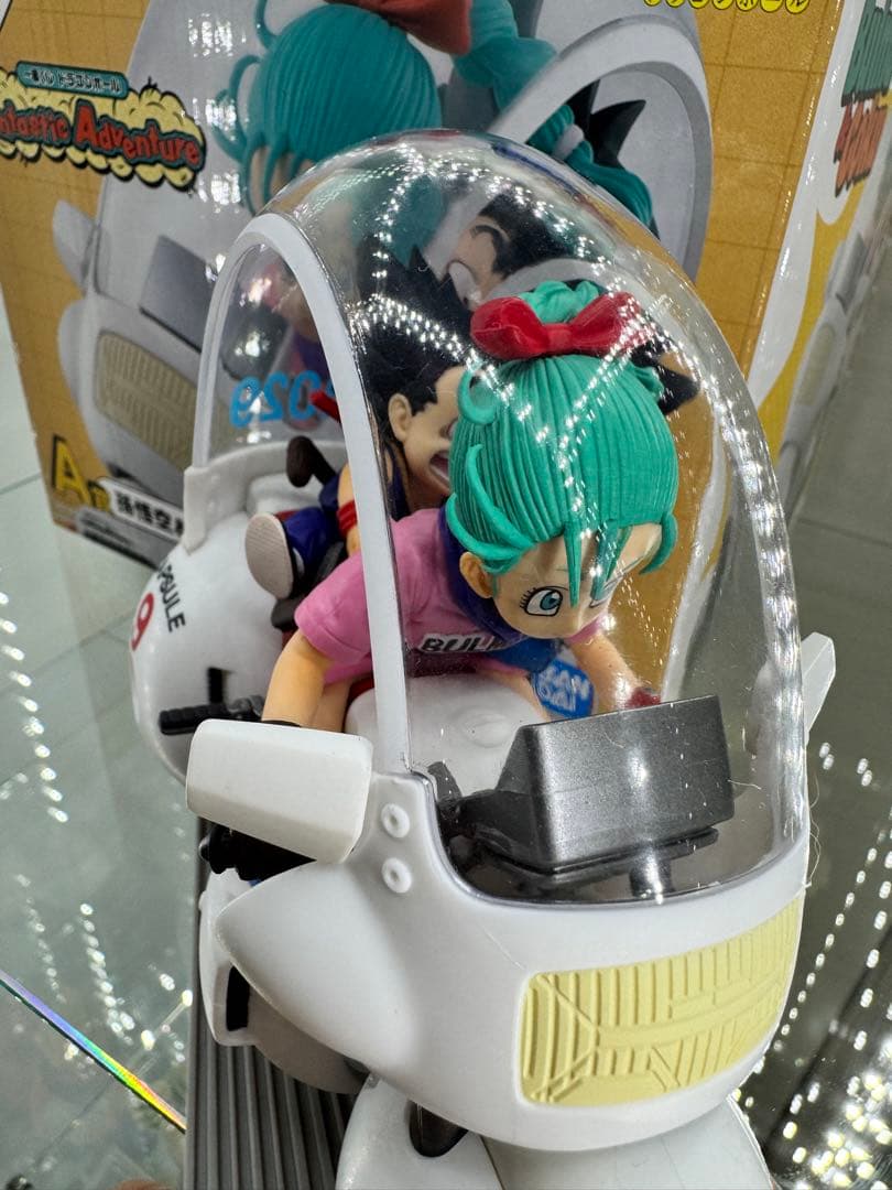 ドラゴンボール ファンタスティックアドベンチャー　A賞 孫悟空＆ブルマ バイク