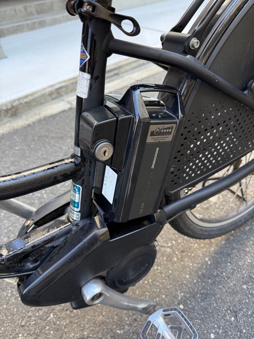 早い者勝ち　ブリヂストンハイディー電動アシスト自転車　チャイルドシート付き