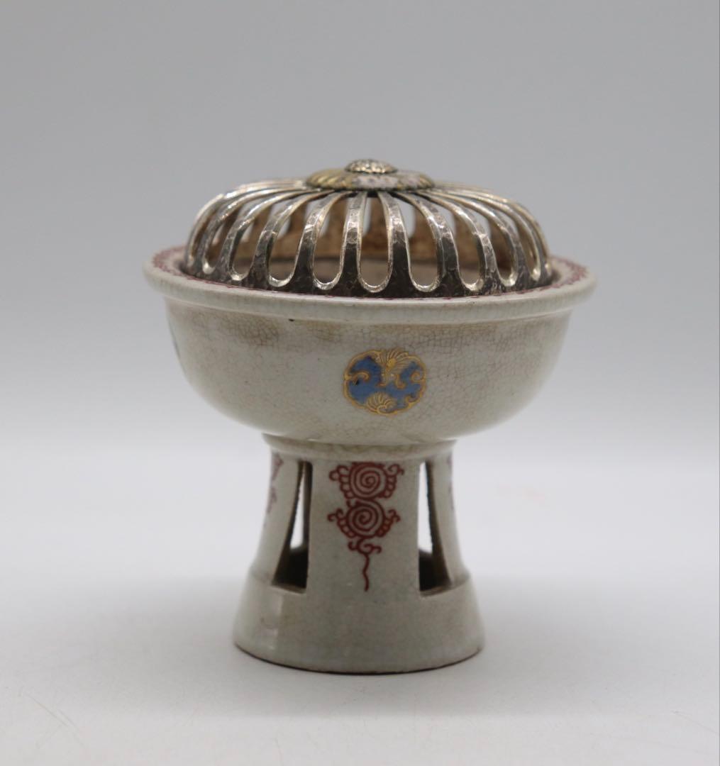 平安　眞葛香山　香炉　供箱　送料込み250310