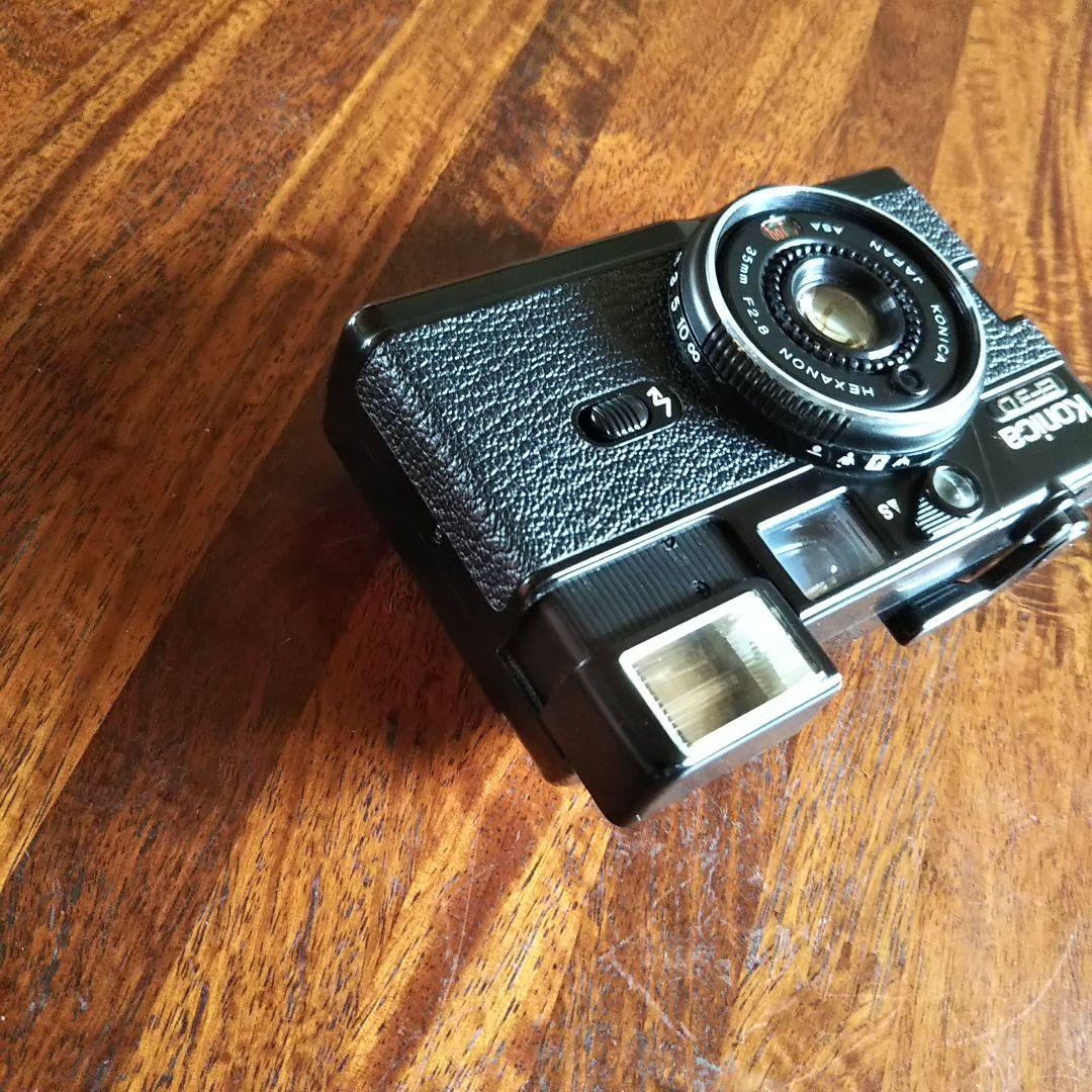 Konica コニカ c35 EF3D フィルムカメラ 正常動作品 ブラック