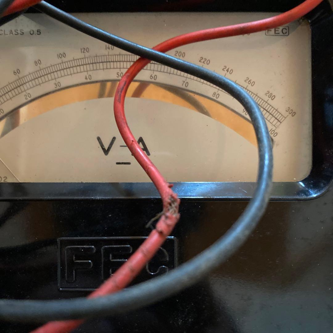 鉄道　昭和レトロ　電圧計、電流計