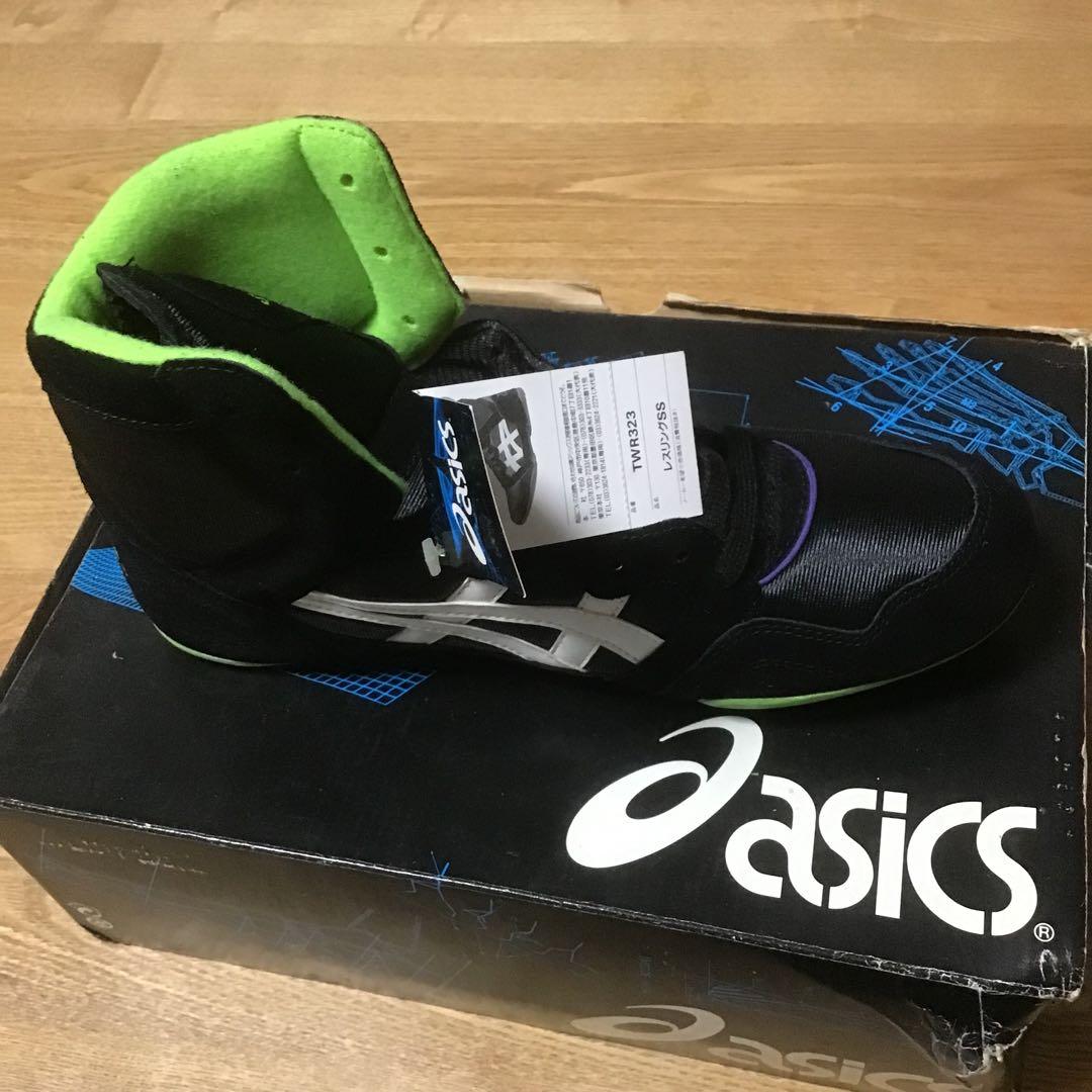 新品未使用品　廃盤品　タグ付きasics レスリングSS TWR323 27cm